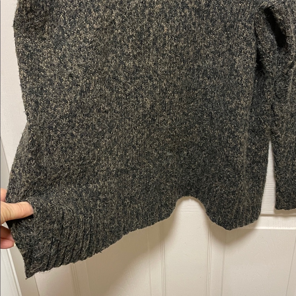 Backdrop | Oversized | Chunky | Cowl/Turtleneck | Black/Brown | Sweater | Size S - Picture 3 of 13